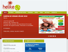 Tablet Screenshot of helikeclubdetenis.com